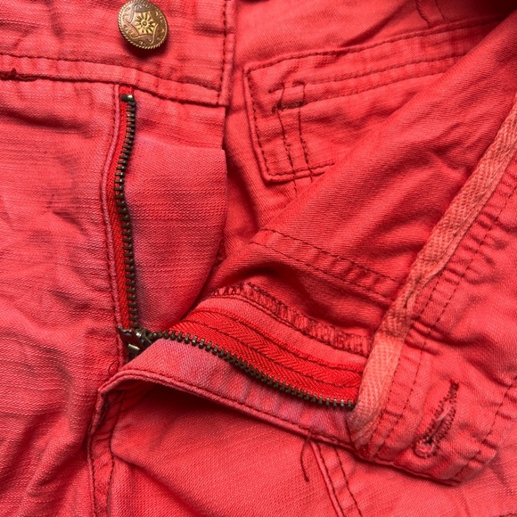 Free People Shorts Womens Size 0 Fly Fray Hem Front and Back Pockets - Picture 4 of 4